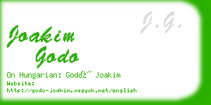 joakim godo business card